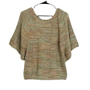 Anthropologie Space-Dyed Knit Pullover Sweater